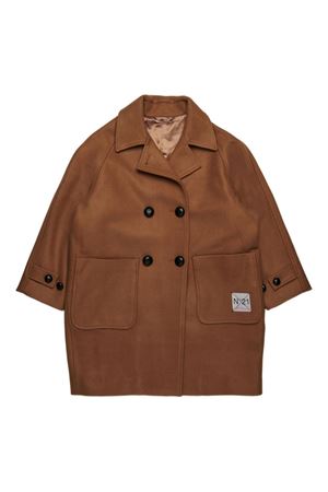 cappotto in poliestere marrone N°21 KIDS | N2105CN02860N720